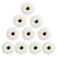 thumbnail image 1 of 10x Cabezas de flores Cabezas de flores Flores dispersas con patrón de margaritas, Diámetro: crema, 1 of 9