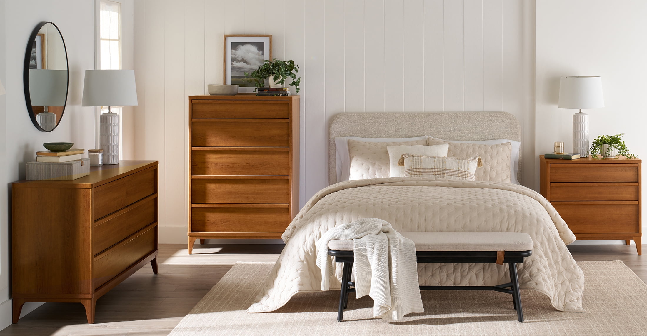 Better Homes & Gardens Greyson 5-Drawer Dresser, Acorn Finish