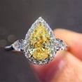 thumbnail image 3 of HOOUN 925 Silver Women Cubic Zirconia Jewelry Ring Wedding Party Rings Gifts Size 6-10-6-#2, 3 of 5
