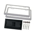 thumbnail image 3 of Nishiyuenyi 2Pcs License Plate Frame for Women with Rhinestones Professional Accessories Multi, 3 of 9