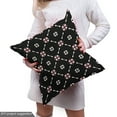 thumbnail image 5 of Ambesonne Floral Fabric by the Yard Upholstery, Dots Lines in Flowers Shapes, 3 Yards, Pale Pink and Charcoal Grey, 5 of 5