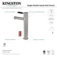 thumbnail image 4 of Kingston Brass LS8418DKL Kaiser Single-Handle 1-Hole Deck Mount Vessel Faucet in Brushed Nickel, 4 of 4