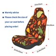 thumbnail image 3 of Goofa Autumn Leaves Pattern Elastic Car Seat Cover - Stretchable Auto Seat Protector, Easy to Install and Clean for Cars, SUVs, Trucks, and Vans, 3 of 5