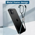 thumbnail image 3 of OUSITAID Phone Holder Mental Frame Protective Case Cover for iPhone12/pro X Shape, 3 of 9