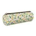 thumbnail image 1 of Disketp Fruit Pears Estuche Organizador de Lápices de Cuero, Estuche de Oficina con Cremallera para Bolígrafo y Lápiz, 1 of 6