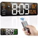 thumbnail image 1 of Reloj De Pared Digital Con Termómetro, Alarmas Y Calendario, 1 of 8