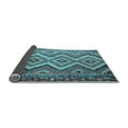 thumbnail image 2 of Ahgly Company Indoor Round Southwestern Light Blue Country Area Rugs, 5' Round, 2 of 4