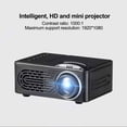 thumbnail image 3 of BOBOMOTI Projector Clearacne 1080P Portable Projector for Bedroom Compatible with iOS/Android/Laptop/HDMI/PC/TV Stick/USB, 3 of 7