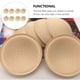 thumbnail image 3 of TABLZONE 4Pares Almohadillas De Espuma Para Deportivo Color Beige Reutilizables, 3 of 8