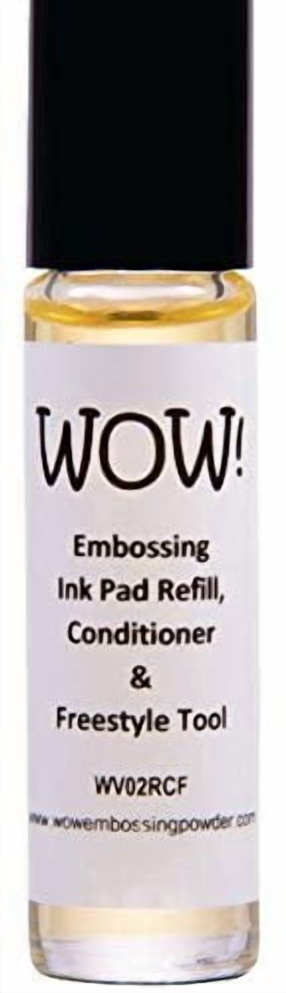 WOW Clear Embossing Ink Pad Ultra Slow Drying WV02, Refill Conditioner and Freestyle Tool WV02RCF and Embossing Pen WV04 - Bundle 3 Items