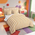 thumbnail image 2 of Erosebridal Modern Lines 7pcs Queen Bedding,Linear Geometric Print Bedding Comforter Set Queen,Polkadot Reversible, 2 of 7