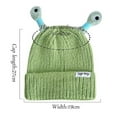 thumbnail image 3 of Kids Light-up Beanie Caps Soft Winter Warm Snail Antenna Knit Hats Kids Skull Caps, 3 of 3