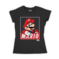 thumbnail image 1 of Playera Nintendo Fan Army Talla 6 Manga corta con estampado Mario Bros Negra, 1 of 4