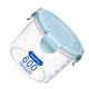 thumbnail image 2 of Moyic Fenkicyen Hebilla PP Contenedor de alimentos sellado Cereal transparente Tarro de almacenamiento Titulares Cocina Condimentos Organizadores de utensilios de cocina azul 11*9.5*8.5 cm Moyic JJ18045-02, 2 of 3