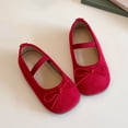 thumbnail image 4 of Girls Mary Jane Flat Shoes Cute Bow Round Toe Casual School Flats Ankle Strap Soft Non Slip Sole Fashion Shoes, 4 of 10