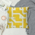 thumbnail image 2 of Nawypu  Throw Pillow Covers Modern Decorative Pillow Covers, Geometry Outdoor Square Pillow Cushion Cases for Couch Sofa Bedroom Car,Yellow, 2 of 5
