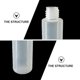 thumbnail image 4 of BRIGHTFUFU 6 uds botella vacía recargable botella exprimible de plástico botellas de boca puntiaguda de 50ml, 4 of 7