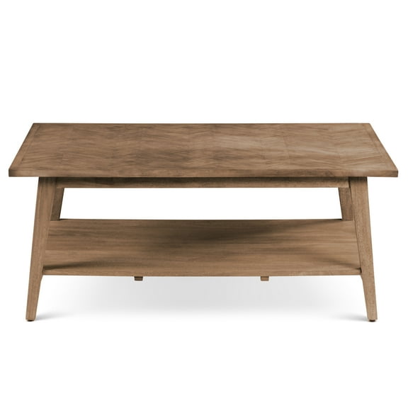 Steve Silver Milani Wood Rectangle 47" Width Coffee Table, Natural