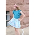 thumbnail image 3 of Millie Loves Lily Girls Teal and Mint Rib Tops and Printed Skorts Set,Big Girls, Size 12, 4-PCS, 3 of 5