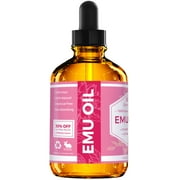 Leven Rose Emu Oil for Skin, Seven Times Refined, 100% Pure and Premium Emu Oil from Australia - 4 oz