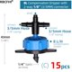 thumbnail image 1 of Garden 1/8" Drip Irrigation Sprinkler 4 Way Water Pipe Connector 4/7mm To 3/5mm Hose Bend Arrow Emitter Dripper Watering Fitting He Qiyong unisex, 1 of 2