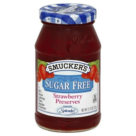 Smucker's Strawberry Sugar Free Preserves, 12.75-Ounce
