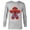 Athletic Heather, variant on Marvel Spider-Man Holiday Christmas Gingerbread Man Cookie - Long Sleeve T-Shirt for Men - Customized-Navy