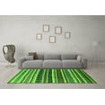 thumbnail image 3 of Ahgly Company Indoor Square Solid Green Modern Area Rugs, 7' Square, 3 of 4