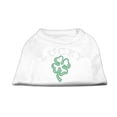 thumbnail image 4 of Pet Dog  Cat Shirt Rhinestone, "Four Leaf Clover Outline", 4 of 11
