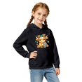 thumbnail image 3 of Shadoumai Cow Hoodie For Girls Printed Pattern Long Sleeve Hoodie Pullover Tops with Pocket Lightweight Pullover Hoodie Children Fall Winter Little Girls Clothes, 3 of 5