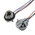 thumbnail image 1 of 2Pcs 1157 Bulb Socket Bay15D Socket P21/5W Adapter Brake Light Socket, 1 of 9