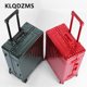 thumbnail image 2 of KLQDZMS equipaje de cabina caja de embarque de aleación de aluminio y magnesio cubierta de carrito de negocios 20 "24" 26 "29 pulgadas maleta de gran capacidad, 2 of 4