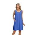 thumbnail image 1 of Maillot de Bain pour Femmes 2026 Maillot de Bain Vêtements de Vacances à la Plage pour Femmes Robe Mini Torsadée Bleu Foncé S, 1 of 8