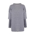 thumbnail image 3 of Finex Women Long Sleeve Warm Sweater Top Loose Sweatshirt Coat, 3 of 4