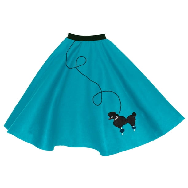 Adult Poodle Skirt 50's POODLE SKIRT XL/2X Teal