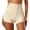 Beige, variant on High Waisted Lifting Panties for Women Seamless Tummy Control Shapewear Underwear Panties Shorts