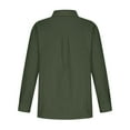 thumbnail image 4 of Mgmyaa Button Down Shirts for Women Long Sleeve V Neck Collared Shirt Tops with Two Pockets, 4 of 7