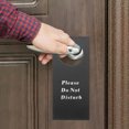 thumbnail image 3 of WHAMVOX Double Sided Door Knob Sign Black For Hotel Rooms 1Pcs, 3 of 5