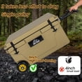 thumbnail image 4 of Ultra-Tough 65 Quart Hard Shell Cooler, Insulated Ice Chest with 6-Day Ice Retention, Heavy-Duty Cooler for Camping, Fishing, Tailgating, Beach & Job Site, 4 of 9