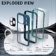 thumbnail image 4 of REDPEPPER For iPhone 17 Pro Max IP68 Waterproof Case Clear Back Phone Cover Compatible with MagSafe, 4 of 5