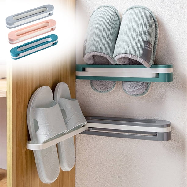 Perchero para zapatillas de baño Perchero para zapatillas de baño Perchero para zapatillas de baño montado en la pared Perchero para zapatillas de baño Perchero para zapatos de pared Akmoler