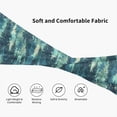 thumbnail image 6 of Motion Adornment Sweatband 15 In Both Men And Women Can Stretch Breathable Soft Perspiration For Hiking Walking Running Exercise Realistic Forests Camouflage Pattern Conifer Paleturquoise_1, 6 of 8