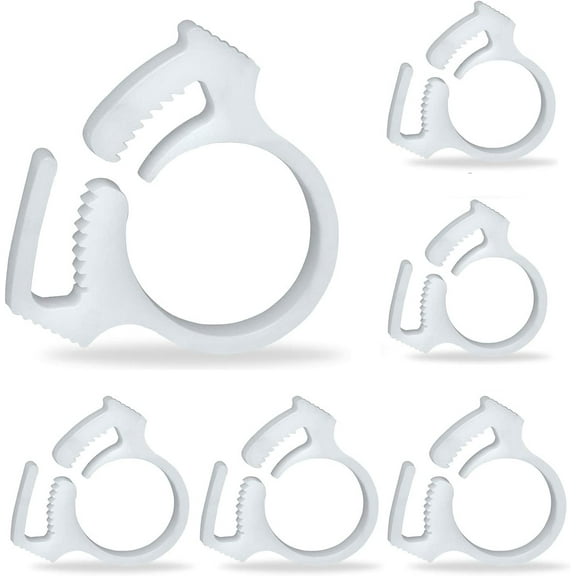 6 PCS Sweep Hose Attachment Clamp Clasp Replacement Pool Hose Clamps,Compatible with Polaris Pool Cleaners 180 280 360 380 480 for Polaris Tail Clamp B15 B-15