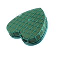 thumbnail image 1 of Hi,Fancy Foams Mud Fresh Cut Oasis Heart Shaped Floral Foam for DIY Crafting Wedding, 1 of 9