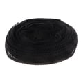 thumbnail image 4 of 5 Yards Elastic Band Decorative Polyester Lace for Bag / Garment Embellishment Hand Sewing, 1.8cm Width Black, 4 of 6