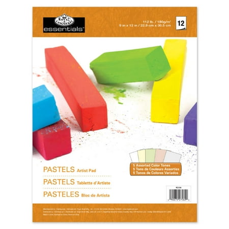Royal & Langnickel Pastel Pad - 9" x 12", Assorted Colors, 12 Sheets
