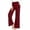 Wine, variant on Miluxas Women's High Waist Seamed Wide Leg Pants Tummy Control Business Casual Loose Trousers with Pockets Summer Pants for Daily Outings Wine