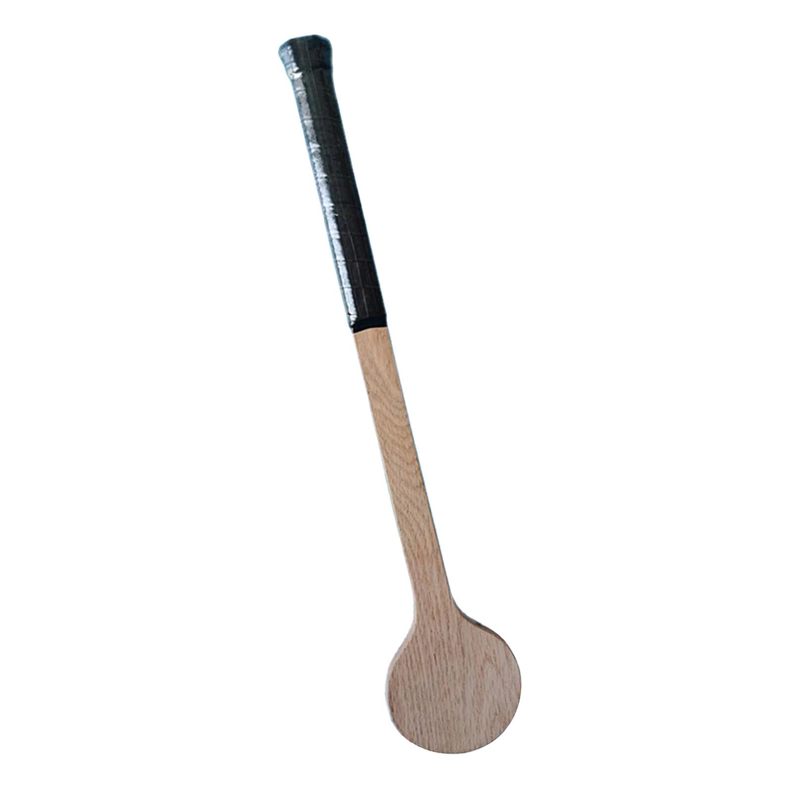 harayaa 2X Tennis Racket Sweet Spot Practice Tennis Pointer Wooden Tennis Spoon Trainer