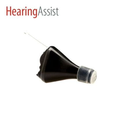 HEARING ASSIST HA-1800 Black In-the-Ear Completely-in-Canal (CIC), Hearing Aid, Black