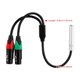 thumbnail image 4 of Cable De Audio De 11 81 Pulgadas 6 35 A XLR Cable De Conexión De Audio XLR Para Amplificador De Potencia Para Amplificador De Auriculares, 4 of 8
